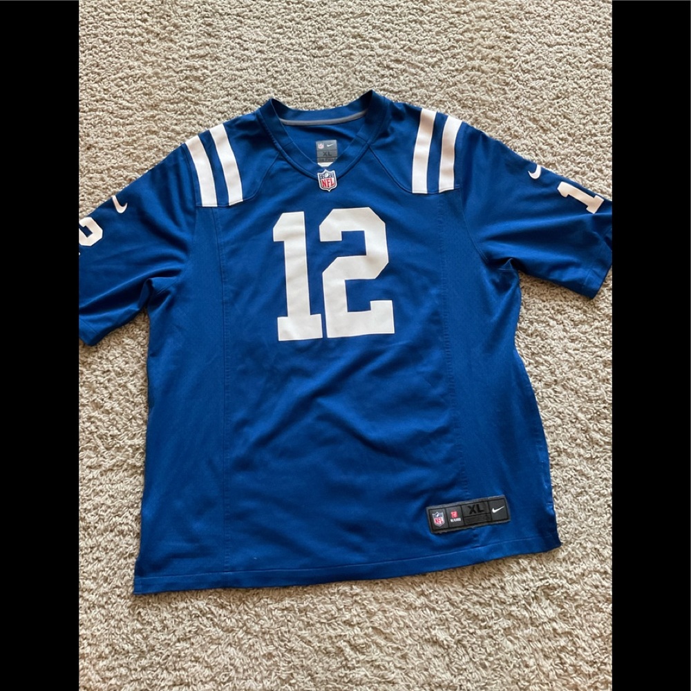 Men’s Nike Indianapolis Colts Luck Jersey Size XL Blue
